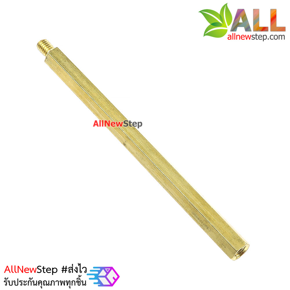 น็อตทองเหลือง ขนาด M4 80+6mm