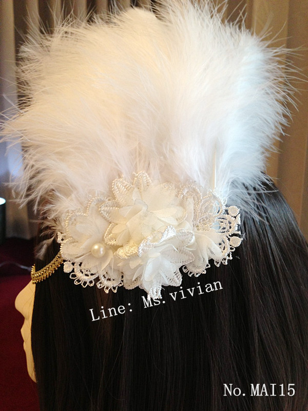 MAI15 มงกุฎขนฟู เเบบคาดหน้าผาก (งาน handmade)**สินค้ามีจำกัดในเเต่ละล๊อต**
