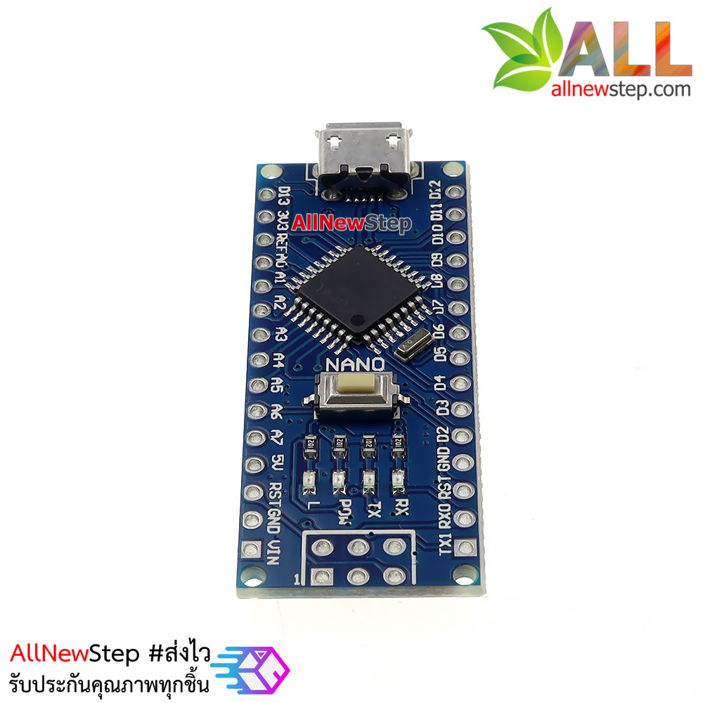 Nano 3.0 Micro USB Atmega328 รุ่นใหม่ CH340 ยังไม่บัดกรีขา Arduino Compatible หัวต่อแบบ micro usb