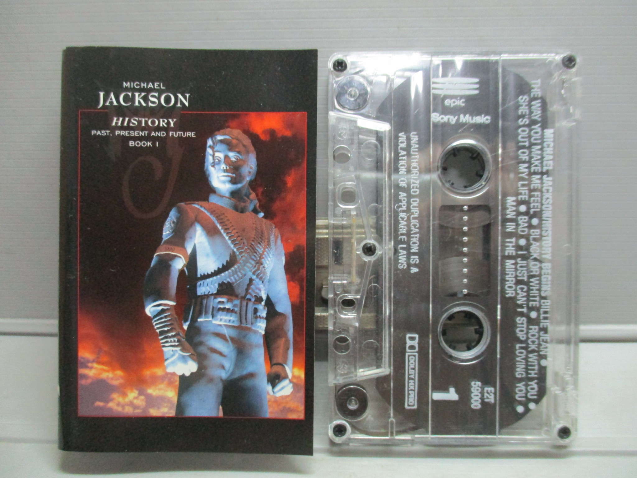 เทปเพลงสากล MICHAEL JACKSON อัลบั้ม HISTORY