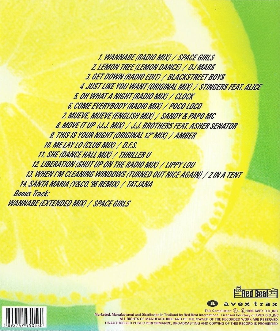 CD, Dance Factory Vol. 3 (Dance)(Various Artists)(1996)(Thai)