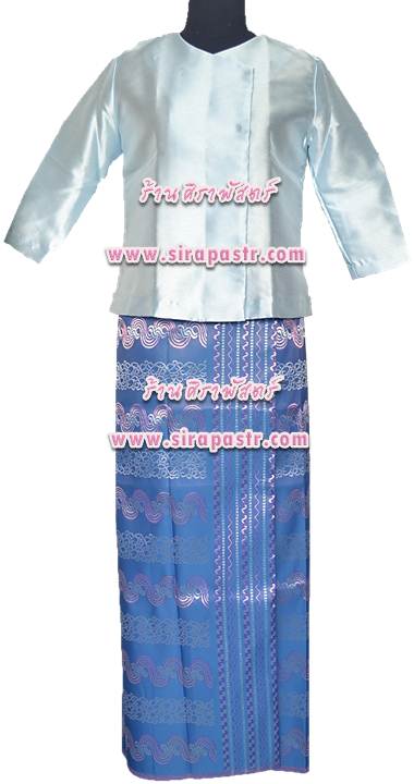 ชุดพม่า A8 (เสื้อฯ+ผ้าถุงฯ) *รายละเอียดในหน้าสินค้า