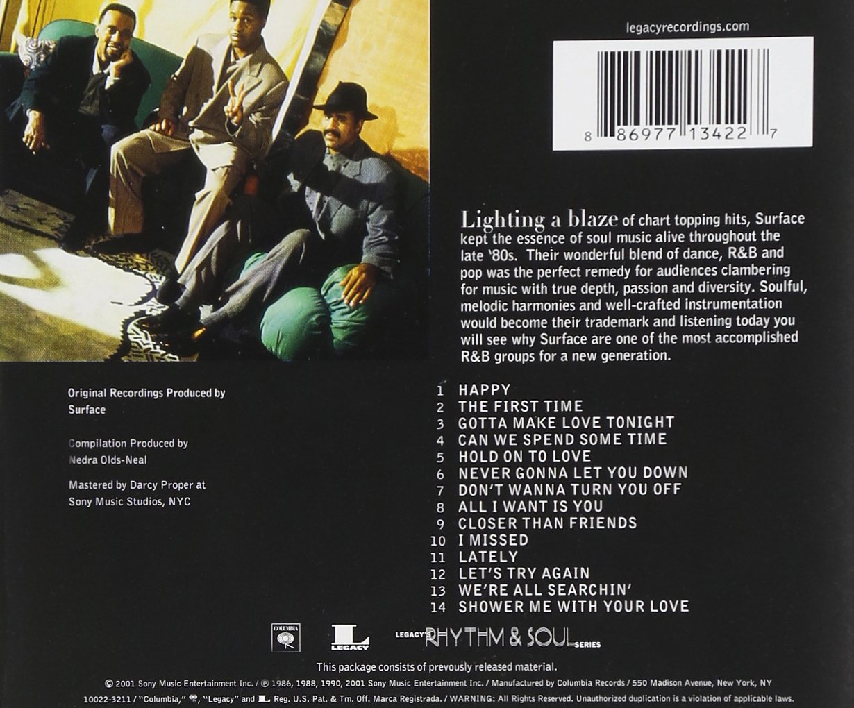 CD,Surface - The Best Of Surface The First Time(USA)