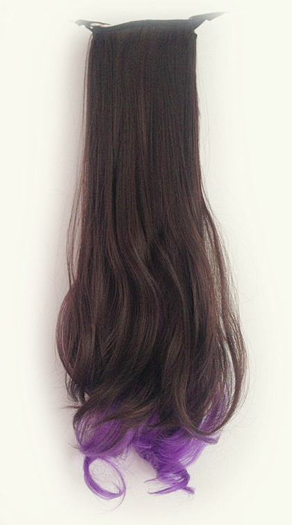 K302 หางม้า เเบบผูก ชั้นด้านในจะเป็นสีม่วง