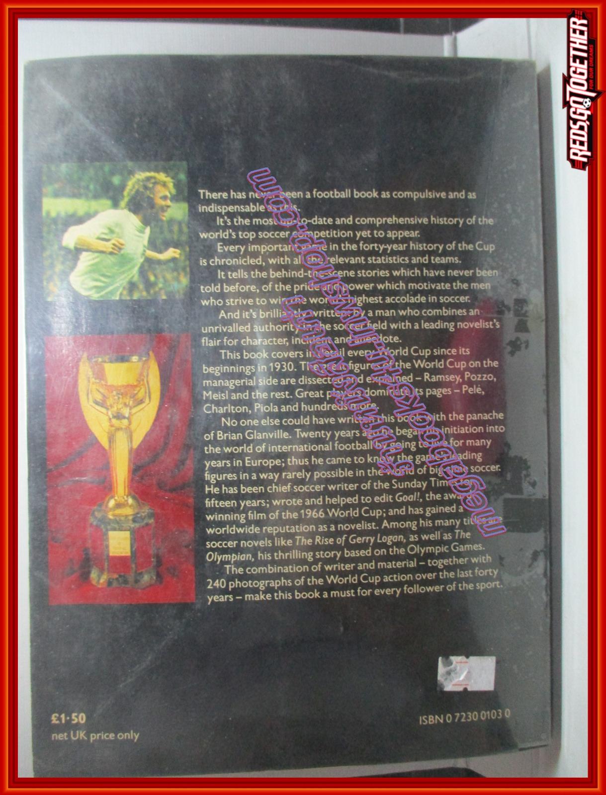 หนังสือ HISTORY OF THE WORLD CUP ประวัติฟุตบอลโลก ครั้งที่1ถึงครั้งที่9 ภาษาอังกฤษ