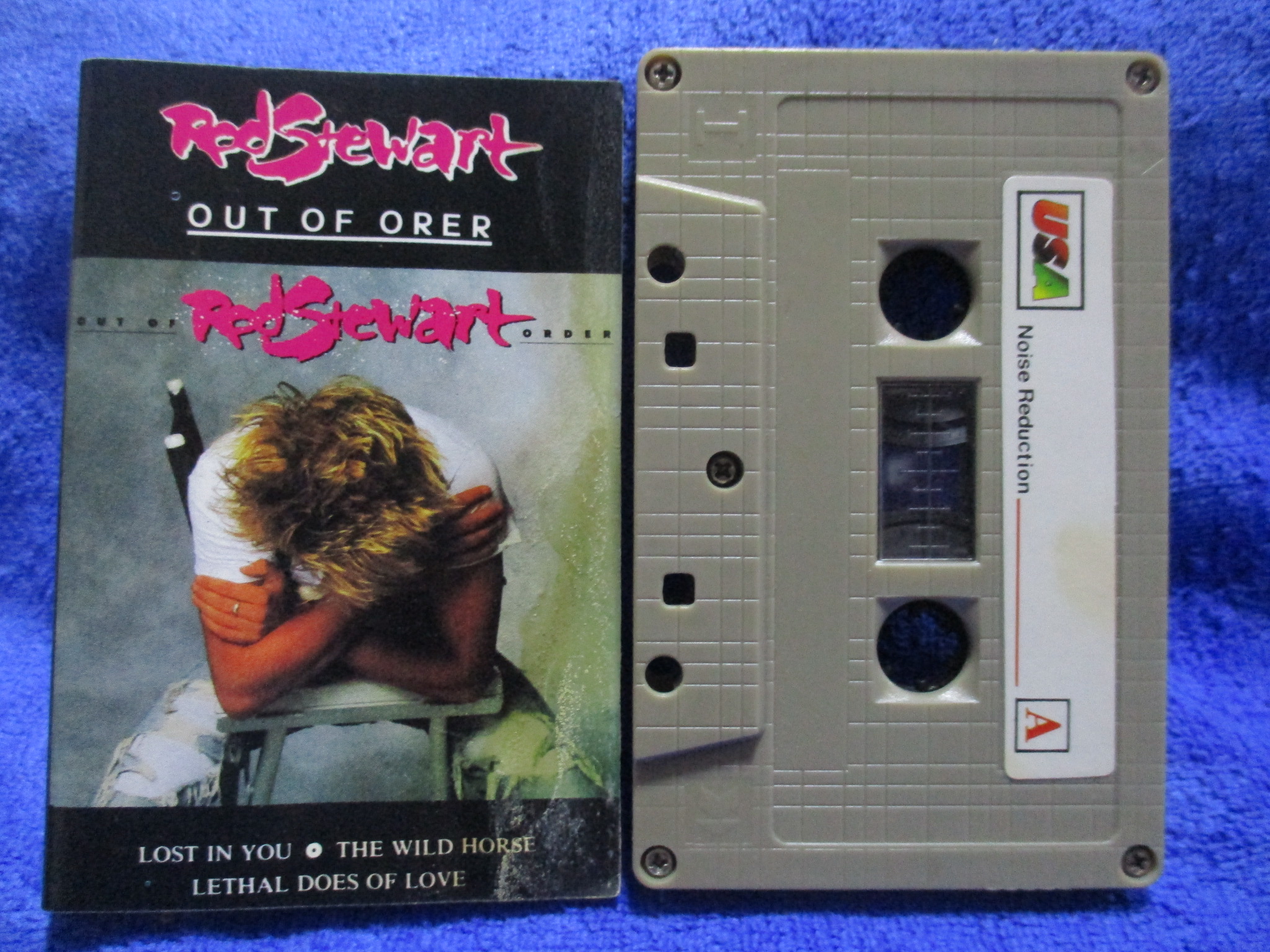 เทปเพลงสากลเก่า ROD STEWART ชุด OUT OF ORDER