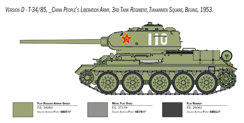 1/35 T-34/85 Korean War