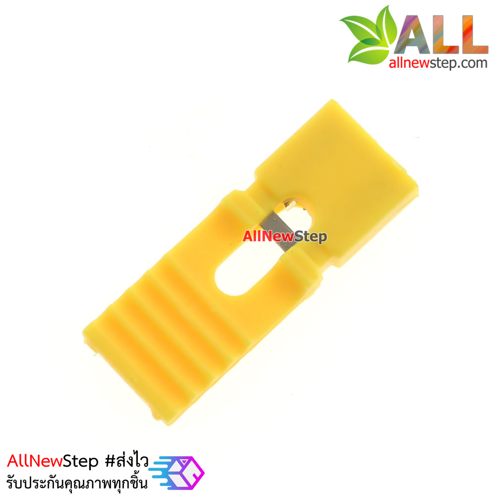 จัมเปอร์แบบยาว long jumper cap 2.54mm pitch 14mm 10 ชิ้น สีเหลือง