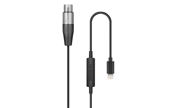 Saramonic LC-XLR 3 Pin XLR (Female) Microphone to Lightning Microphone Adapter for iPhone 7, iPhone 7plus, iPhone X, iPhone 8,iPad