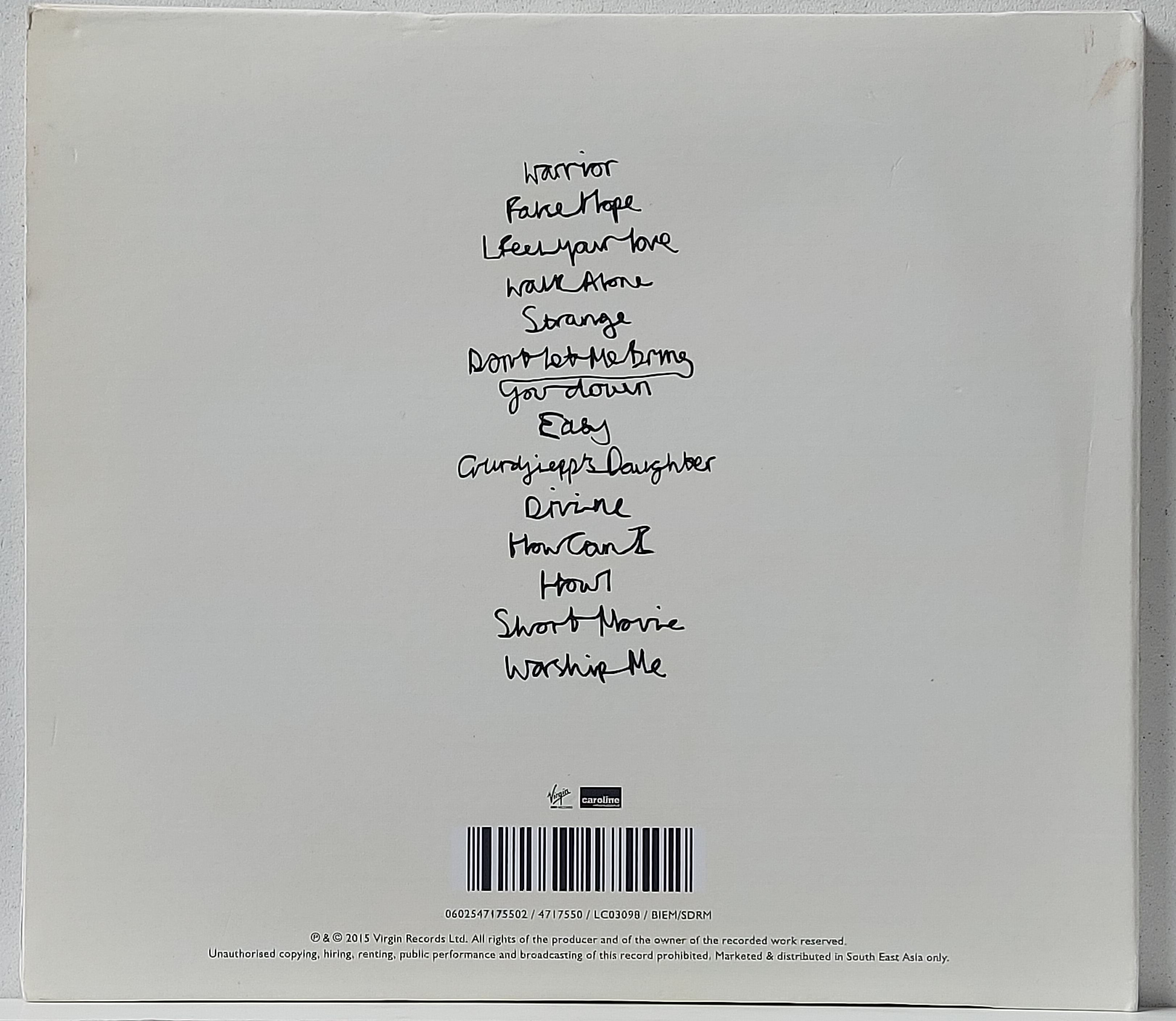 Used CD,Laura Marling - Short Movie (B)(2015)(Asia)