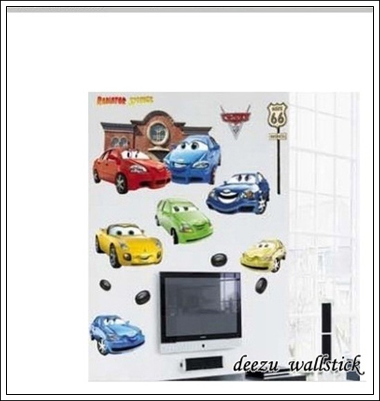 Wall Stickerสติ๊กเกอร์ติดผนังลายคาร์