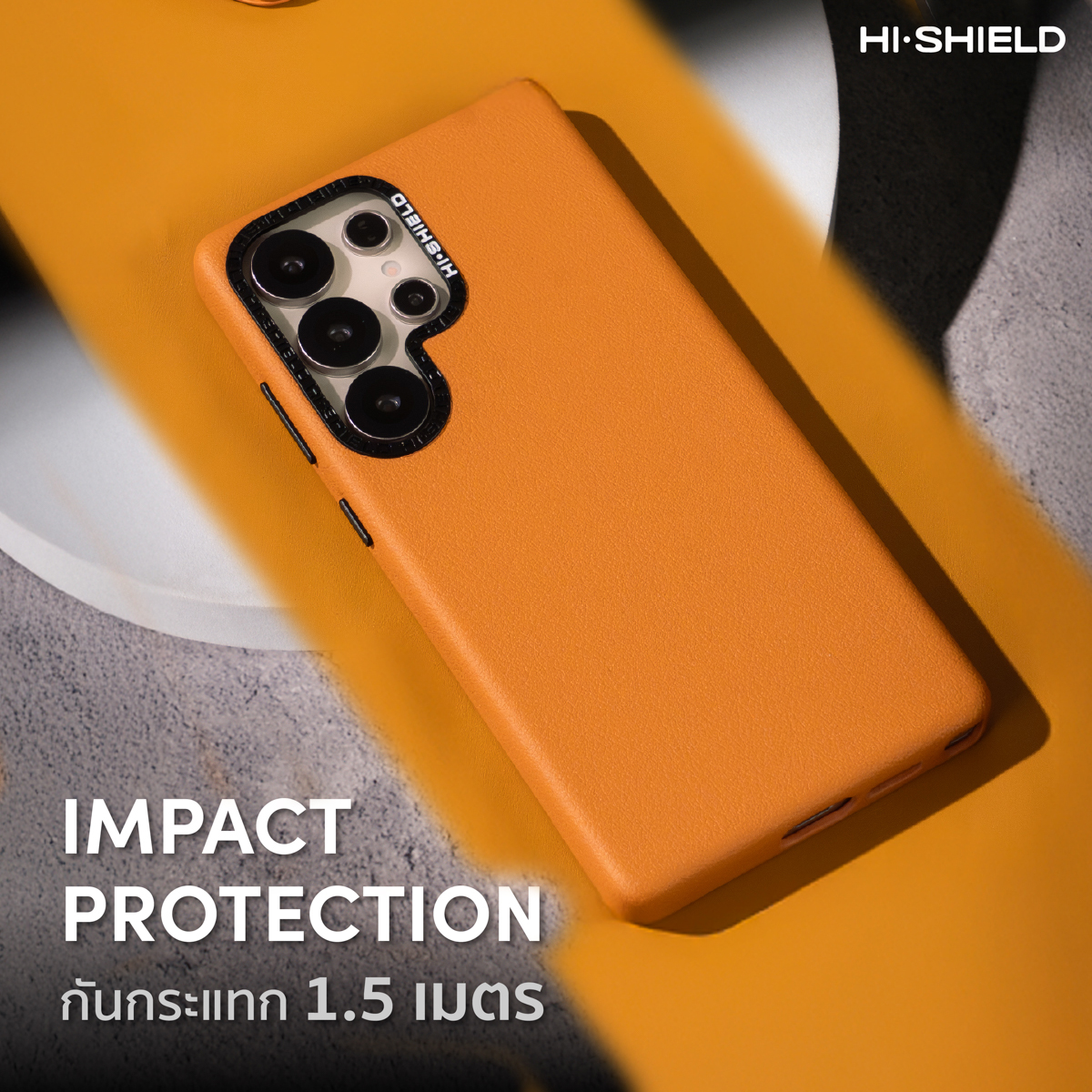 HiShield Magnetic Leather เคสหนัง เคสกันกระแทก ใช้สำหรับ Samsung S25 Ultra S24 Ultra ใบกำกับภาษี