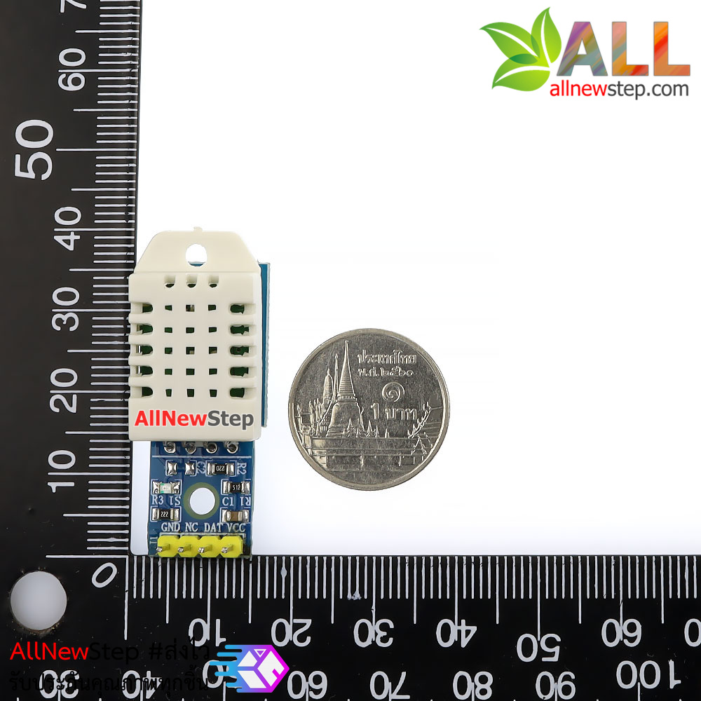 DHT22 AM2302 เซนเซอร์วัดอุณภูมิและความชื้น สำหรับ Arduino ESP8266 ESP32 DHT22