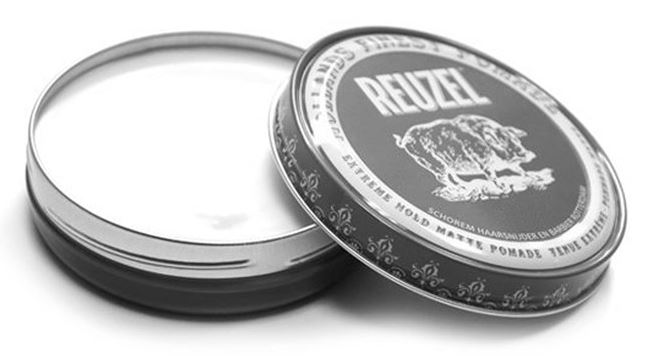 REUZEL Extreme Hold Matte Pomade (Water Based) หมูเทา ขนาด 4 oz.