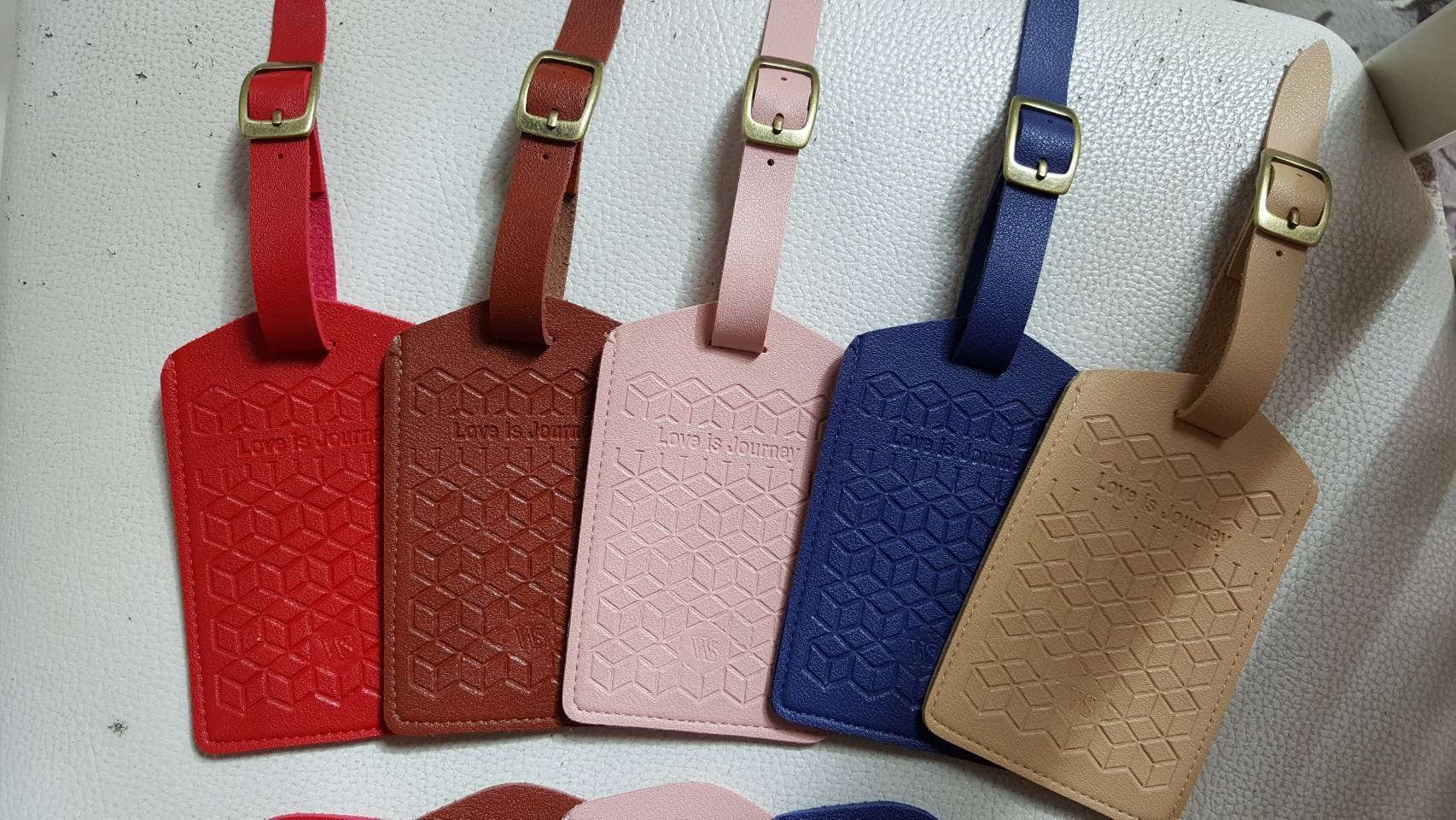 แท็กห้อยกระเป๋าหนัง#805