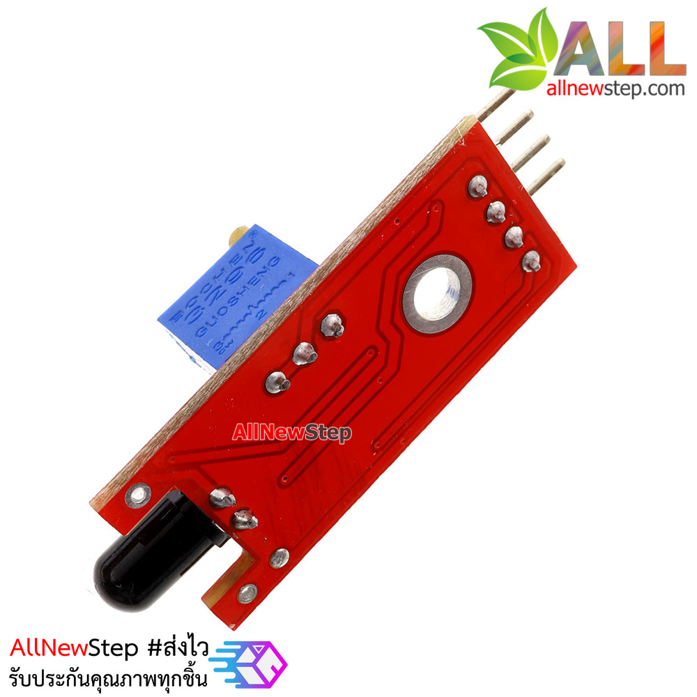 Flame Sensor Module ตรวจจับเปลวไฟด้วย Infrared IR Flame Detector Module KY-026