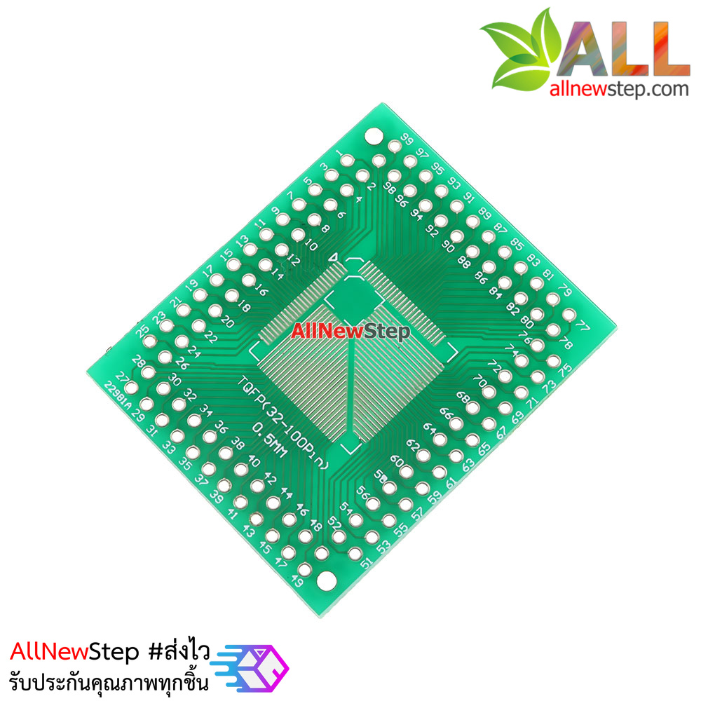 PCB FQFP TQFP 32 44 64 80 100 LQFP patch lead 0.5 / 0.8mm adapter board