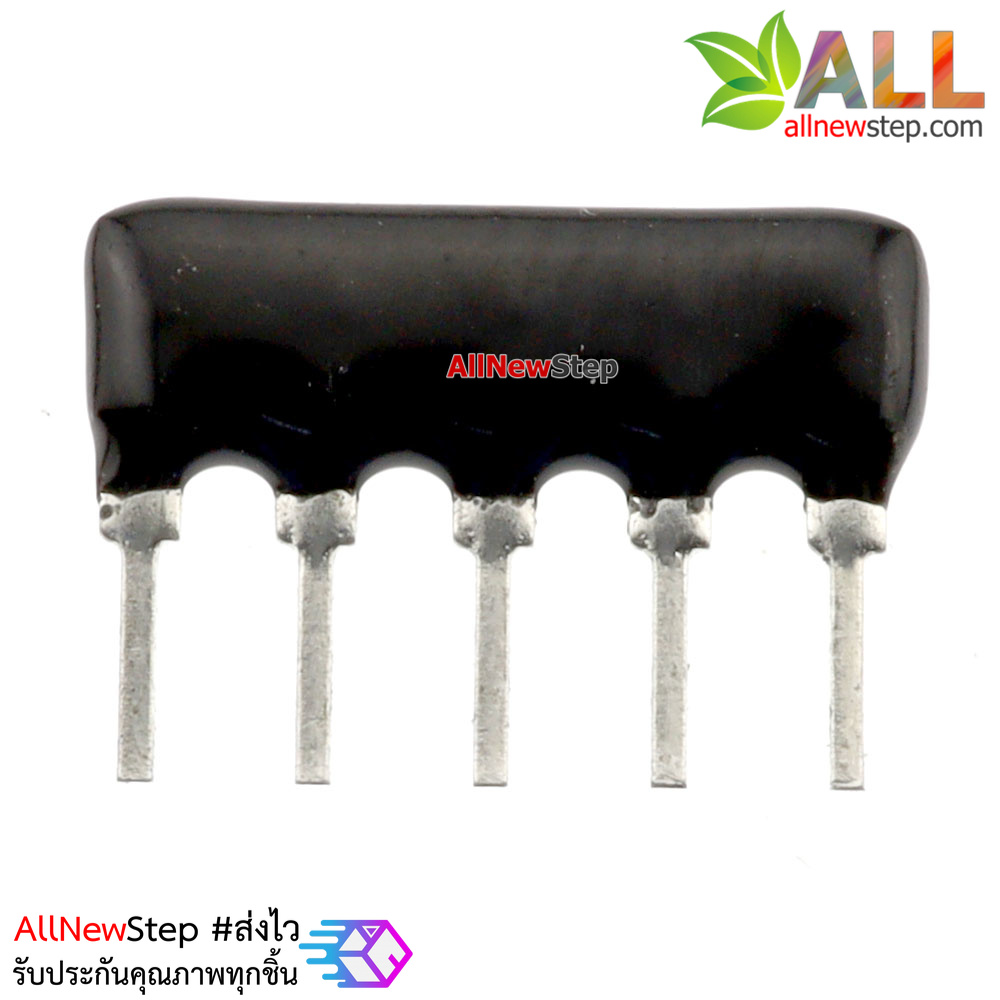 ตัวต้านทาน 220 โอห์ม 1/8W แบบ Array 4 ตัว A09-221 220r exclusion of 220 ohms จำนวน 1 ชิ้น