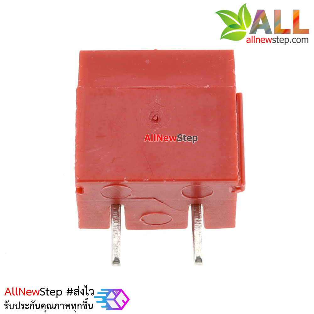 Terminal Block 2 ขา KF301 2P position 5.0MM screw PCB terminal block สีแดง