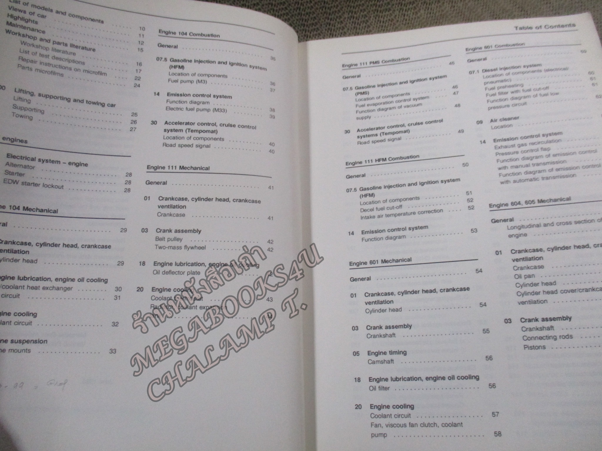 คู่มือรถ เบนซ์ MERECDES-BENZ AG รุ่น SERIS 202 /ปกหน้าหลัง ช้ำหน่อย มุมปกเยินนิดๆๆ เปิดได้ตามปกติ