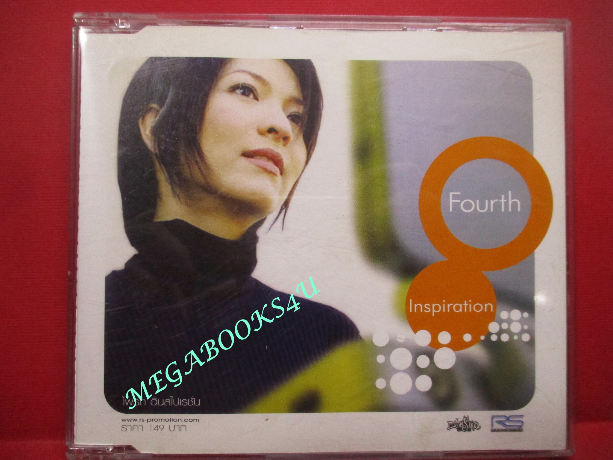 ซีดีเพลงไทยสากล โฟร์ท นฤมล จิวังกูร FOURTH อัลบั้ม INSPIRATION // ปก และ แผ่นมีรอยเล็กน้อย