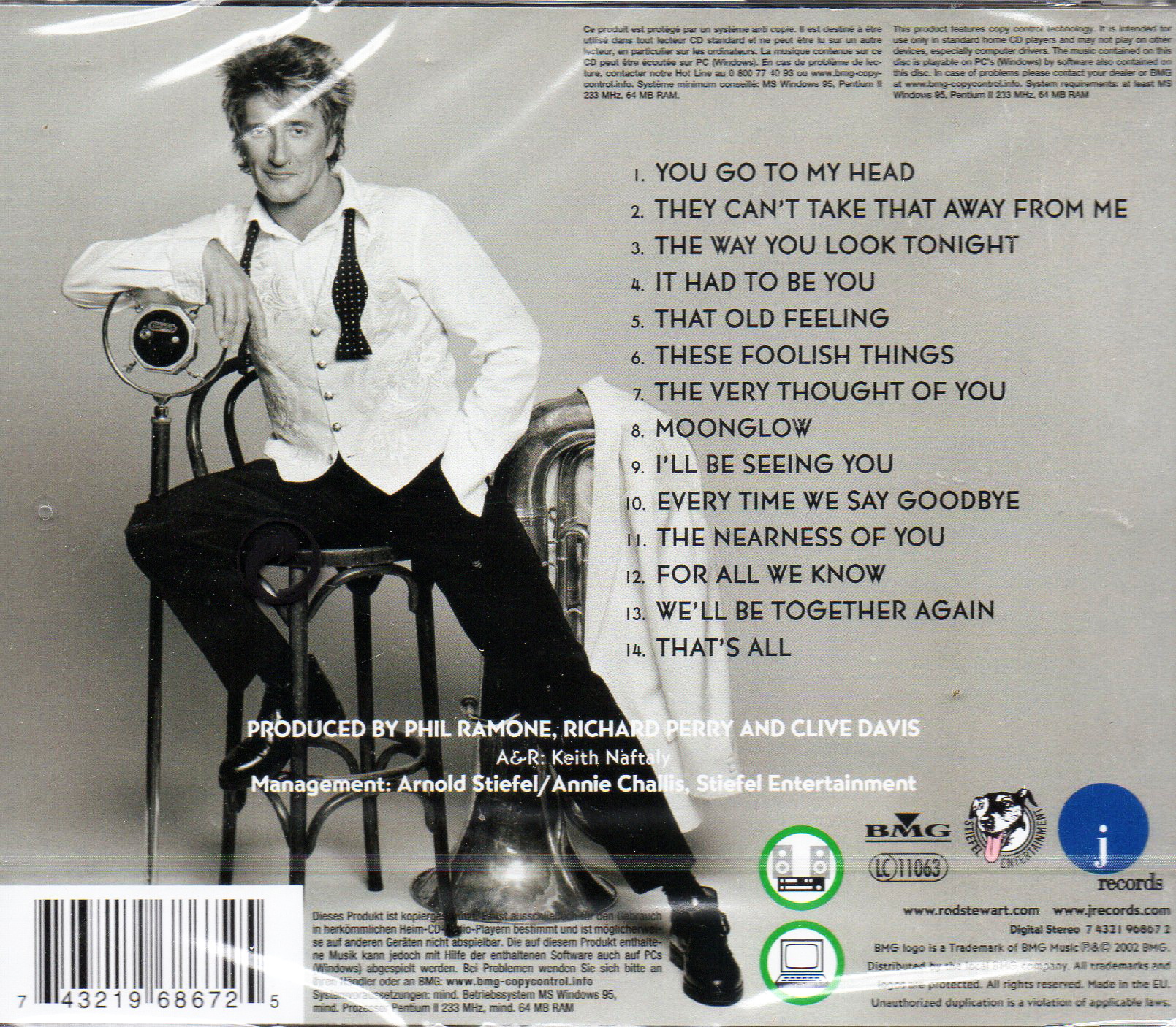 CD,Rod Stewart - It Had To be You... The Great American Songbook (2002)(EU)