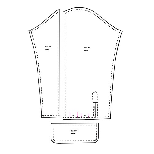 แพทเทิร์นตัดเสื้อคาวบอย เชิ้ตเข้าทรง แต่งบ่า แต่งกระเป๋า