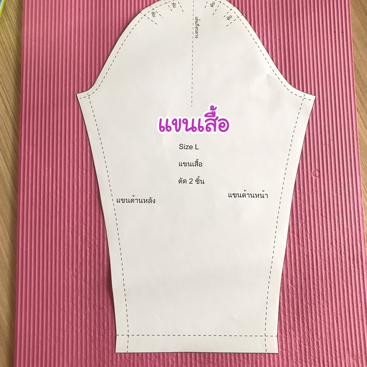 แพทเทิร์นชุดไทยเรือนต้นไหล่จีบ (แยกขายแพทเทิร์นเสื้อกับผ้าถุง) ซื้อพร้อมกันมีส่วนลด