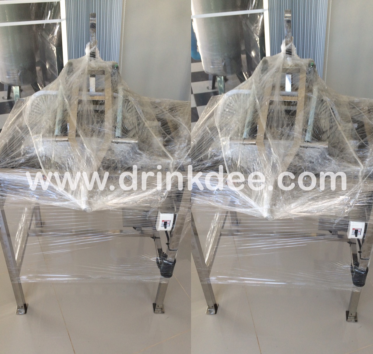 เครื่องล้างถังภายนอก 1 หัว (ขนแปรง)