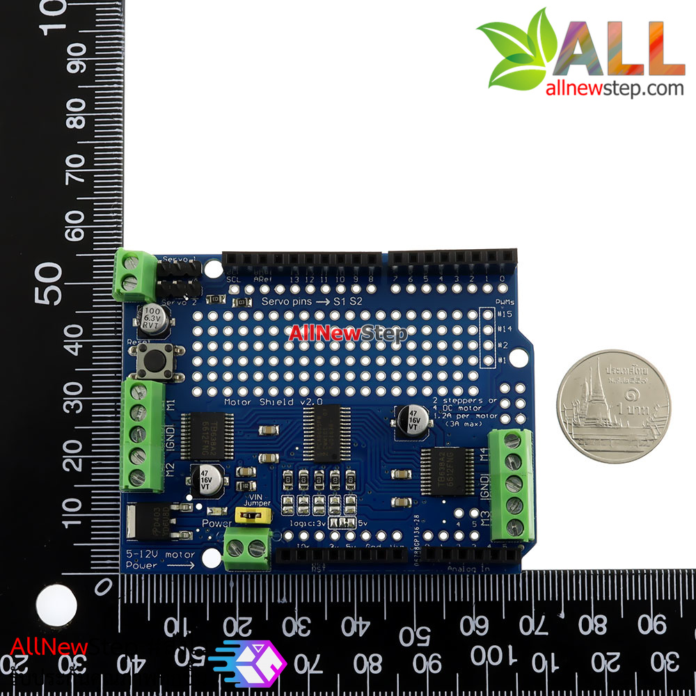 Stepper / Servo / Motor Driver Shield I2C Interface