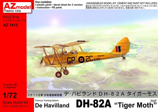 1/72 De Havilland D82A "Tiger Moth" RAF