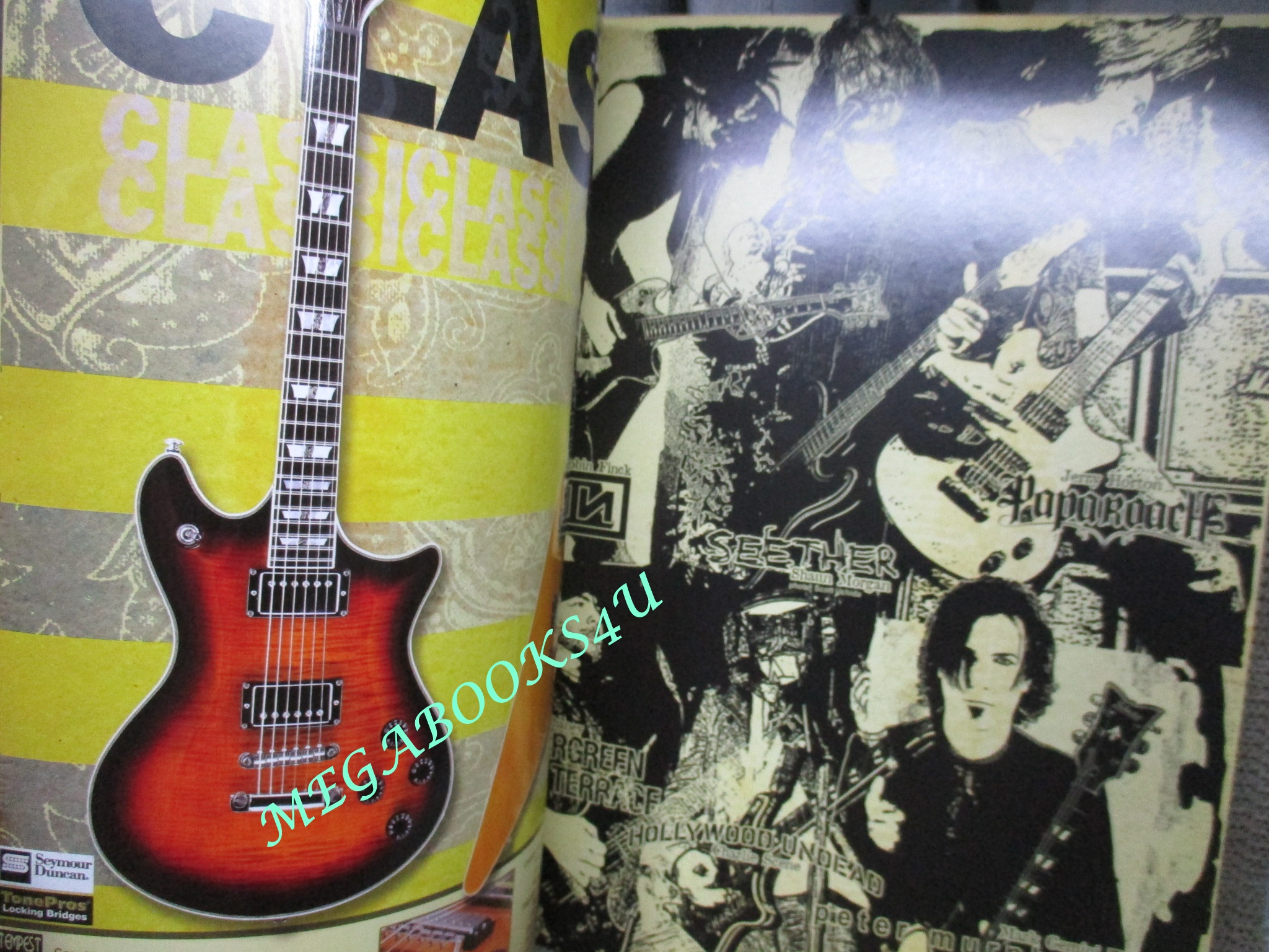 นิตยสาร Schecter Rock Rebel Revolution catalog กีตาร์