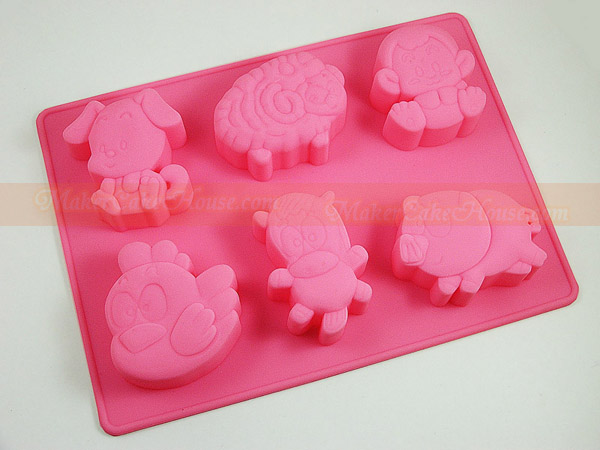 พิมพ์ซิลิโคนการ์ตูนรูปนักษัตร ชุดที่ 2