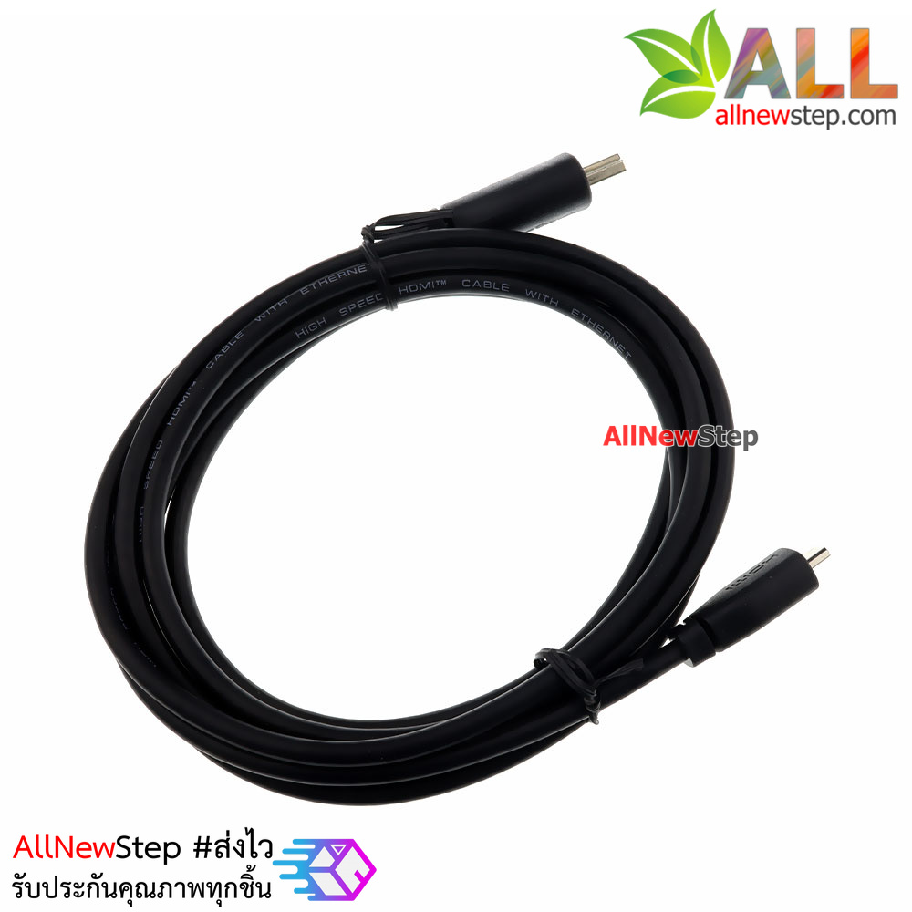 สาย Offical HDMI Raspberry Pi Pi 4 Model B HDMI Cable Micro HDMI To HDMI ยาว 2m สีดำ