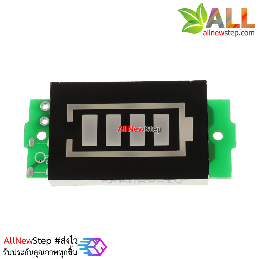 Battery power indicator 11.1-12.6V โมดูล วัดระดับแบตเตอร์รี่ 11.1-12.6V 4 ระดับ