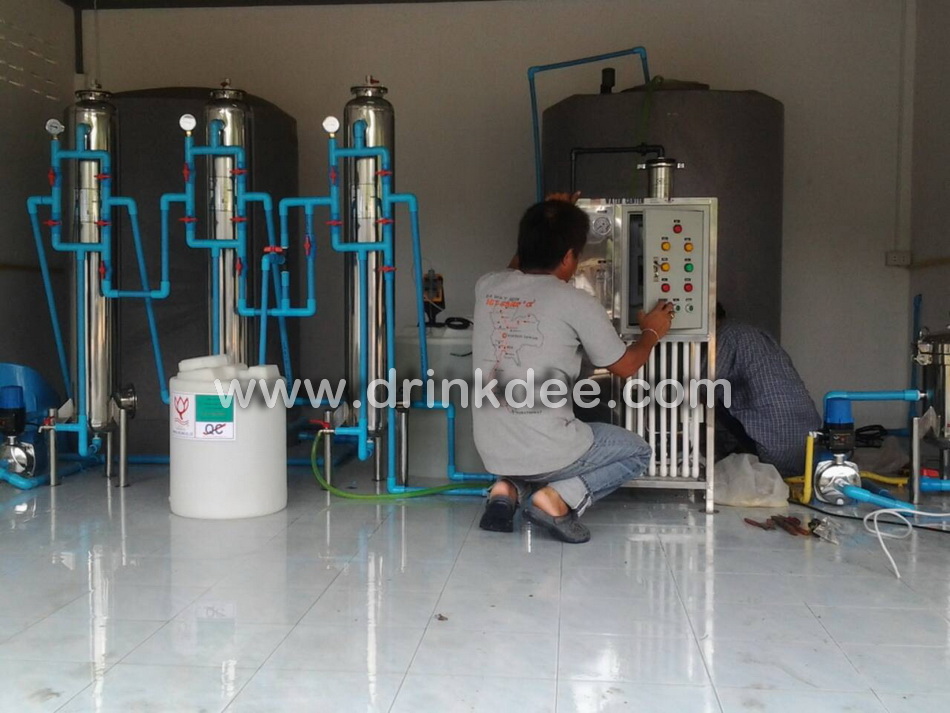 ชุดติดตั้งโรงานผลิตน้ำดื่ม 3,000 ลิตร/วัน (ทั้งระบบ)