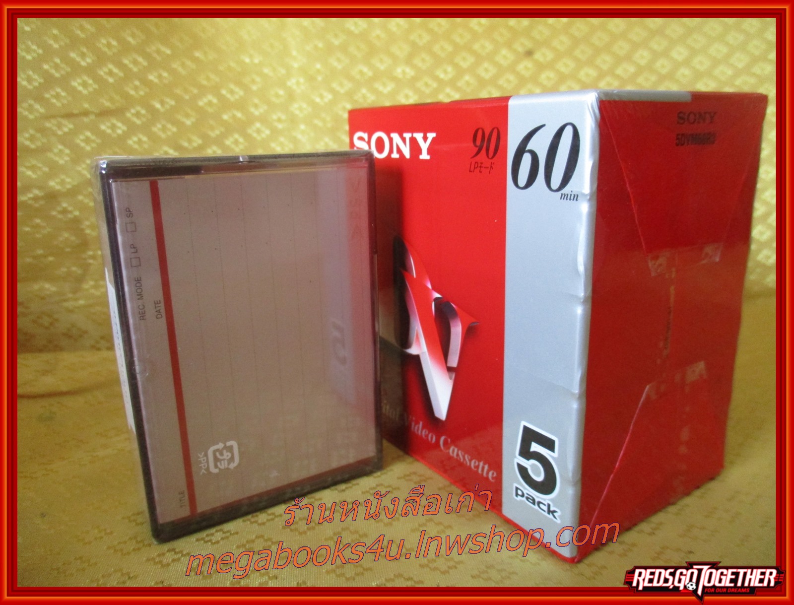 เทปเปล่าSony ในซีล เทปบันทึกข้อมูล 5DVM60R3 (แพ็ค 5 ม้วน) (ขายยกแพค 1แพคมี5ม้วน) ยังไม่ได้แกะซีล