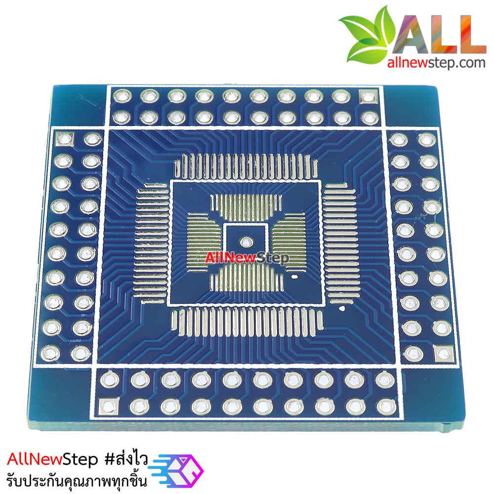 แผ่น PCB แปลงขา QFN/QFP/TQFP/LQFP/16-80 pin adapter dip/double-sided adapter board