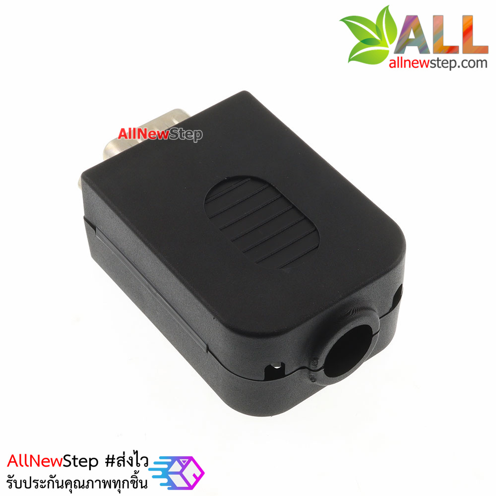 DB9 cable adapter with housing 485 plug rs232 COM adapter terminal หัวแปลง DB9 ตัวผู้