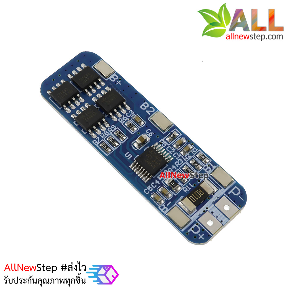 โมดูลป้องกัน แบตเตอรี่ลิเธียม ขนาด 3 เซลล์ 11.1V 12.6V กระแสสูงสุด 10A