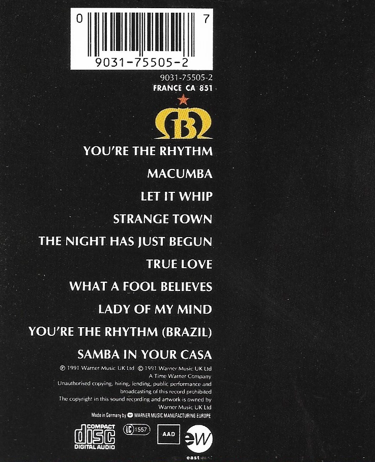 Used CD,Matt Bianco - Samba In Your Casa (B)(1991)(Germany)