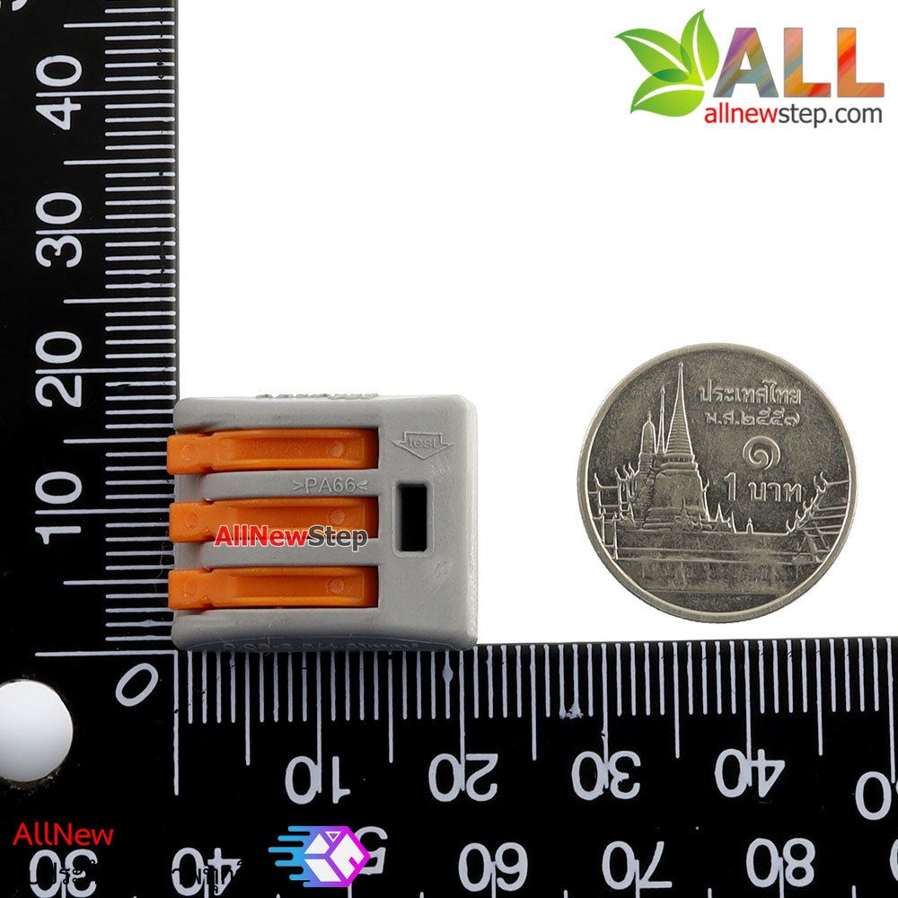 Wire connector quick terminal 0.75-4 square splitter PCT-215 Jack ต่อสายไฟแบบเร็ว 3 จุด