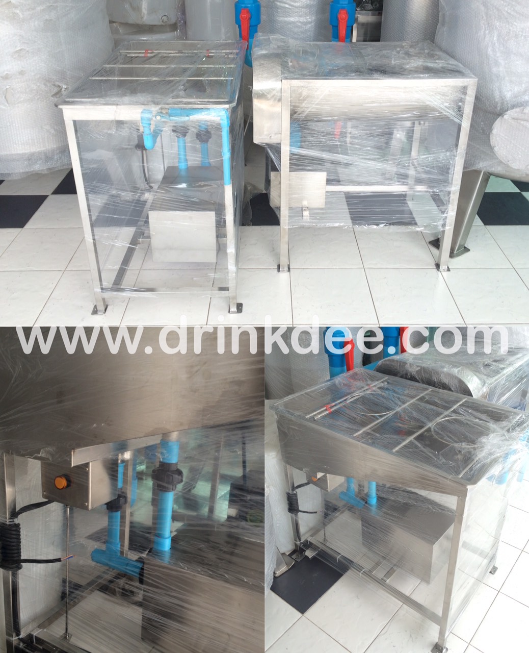 เครื่องล้างถังภายใน 2 หัว (ฉีดเรซิ่น)