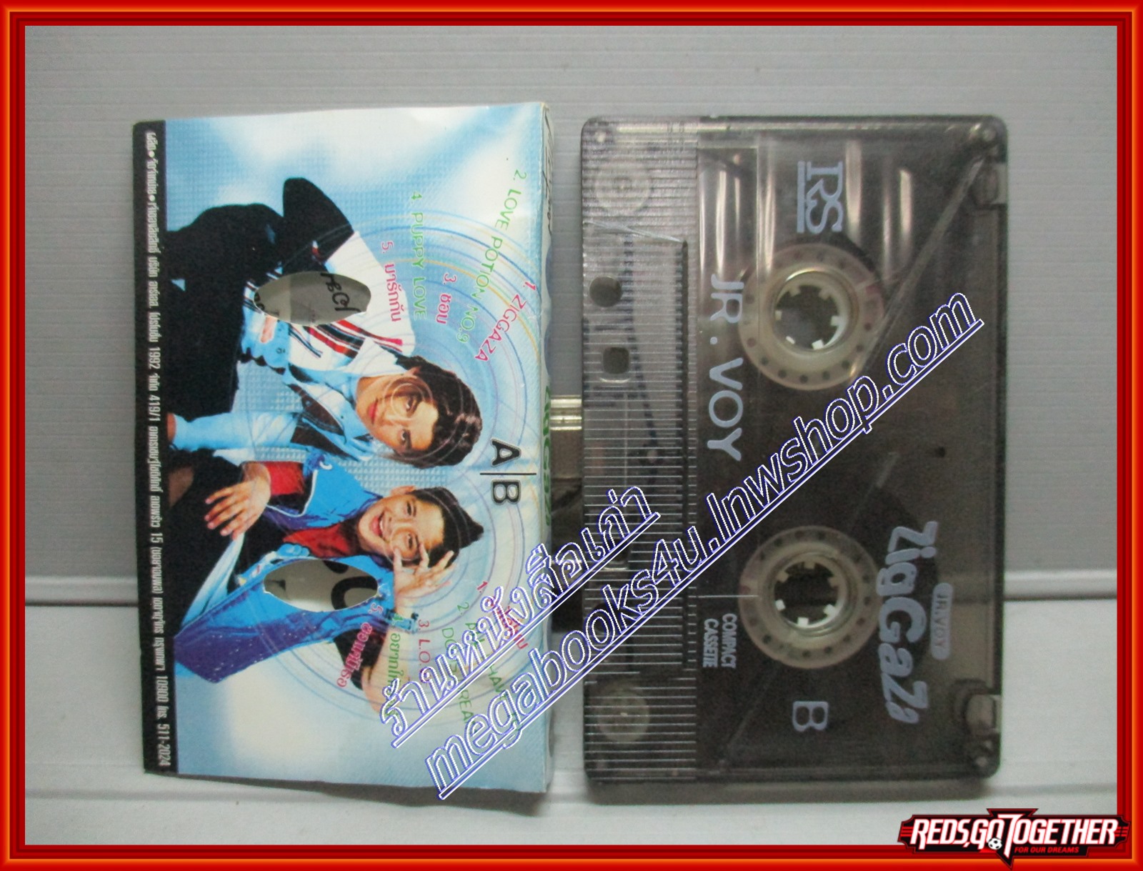 เทปเพลงไทยสากล เจอาร์ วอย ชุด ZIGGAZA