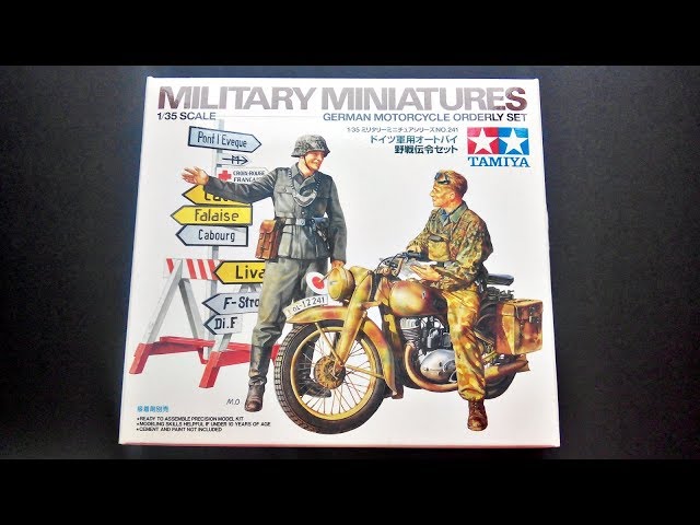 1/35 GERMAN MOTORCYCLE ORDERLY SET