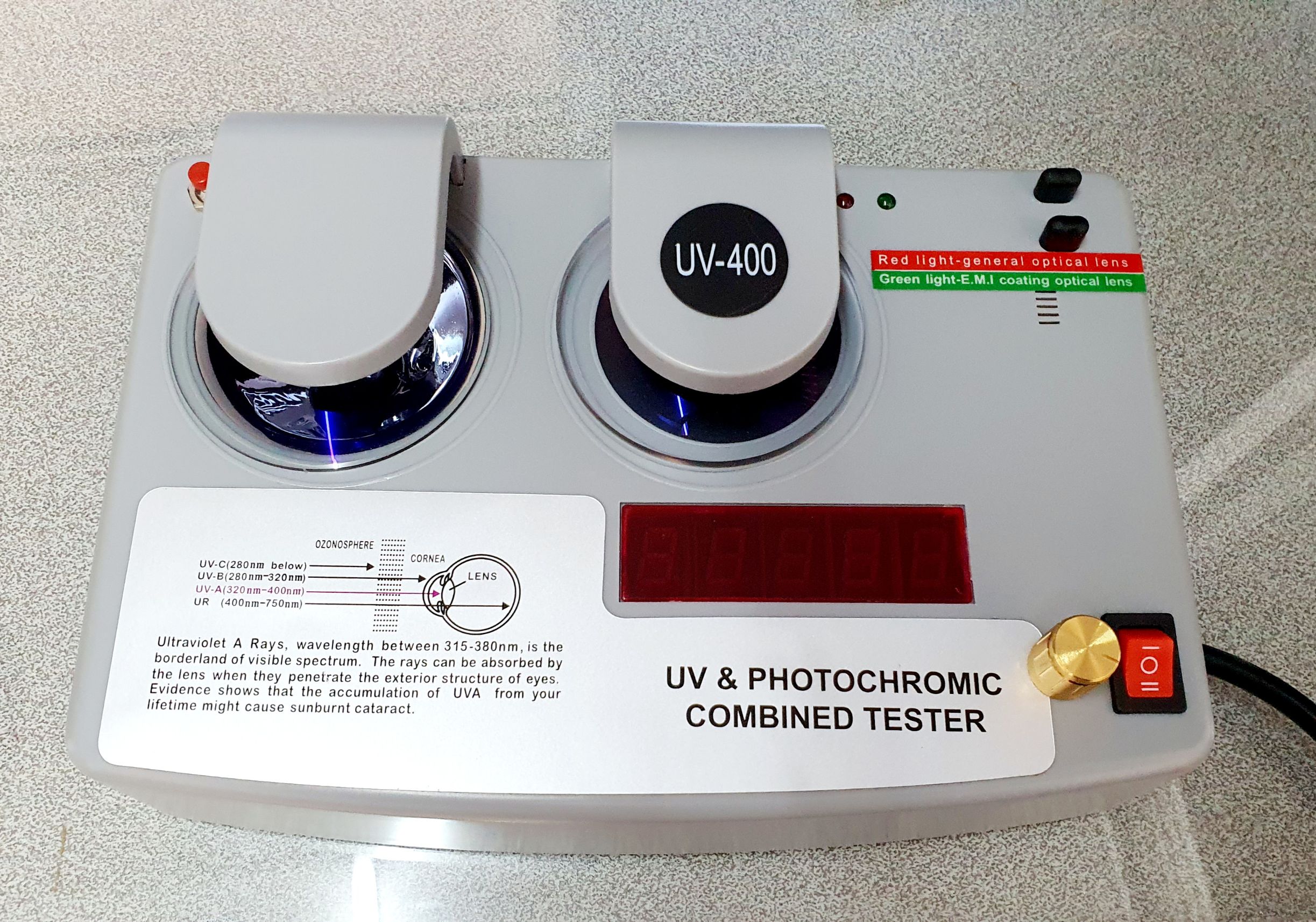 เครื่องทดสอบรังสี UV โฟโตโครมิก CP-18C