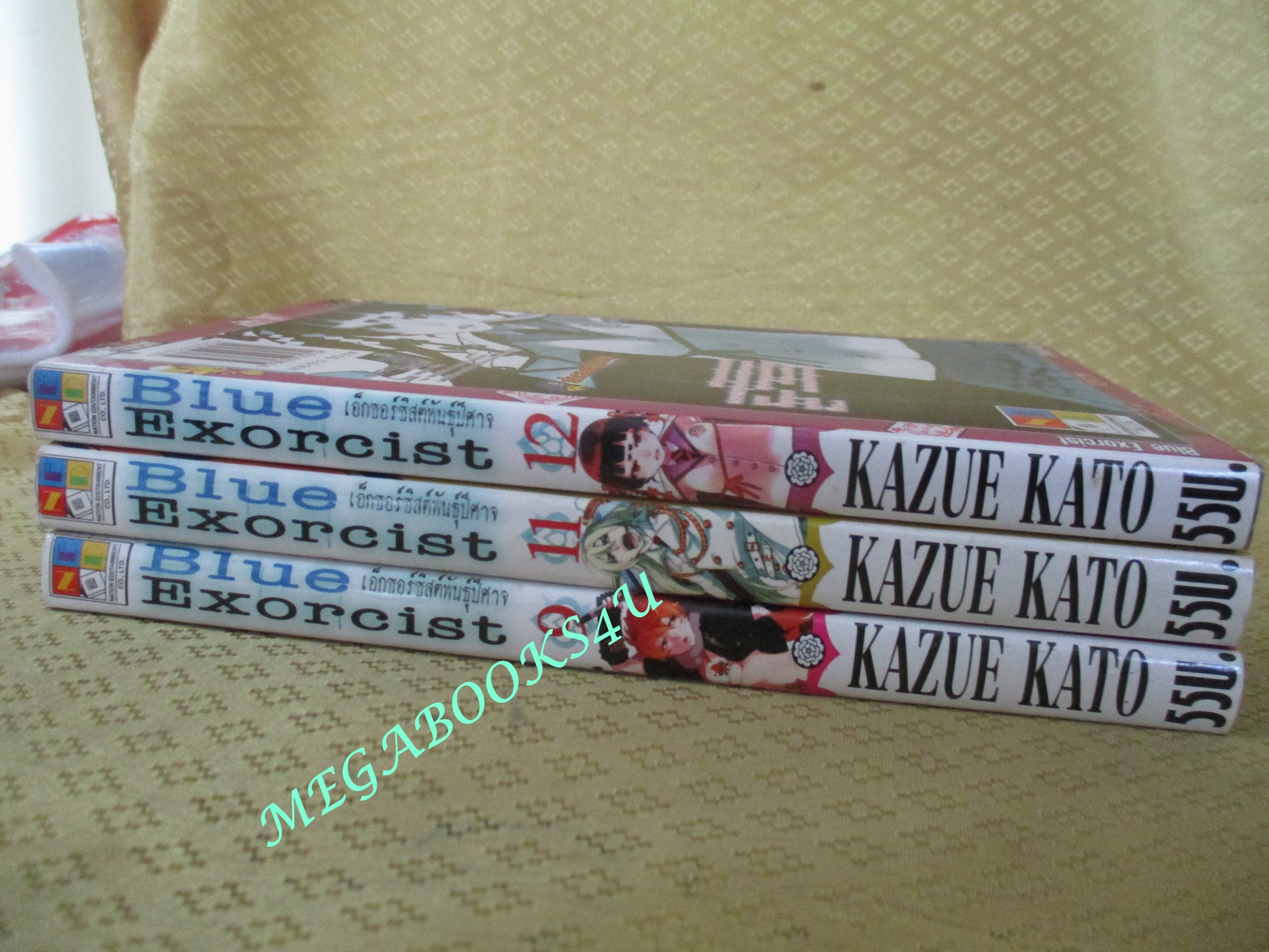 การ์ตูนบ้าน Blue Exorcist เอ็กซอร์ซิสต์พันธุ์ปีศาจ เล่ม 9,11มีประทับตรา,12,สนพ.Ned Comics (ขายแยกเล่ม)