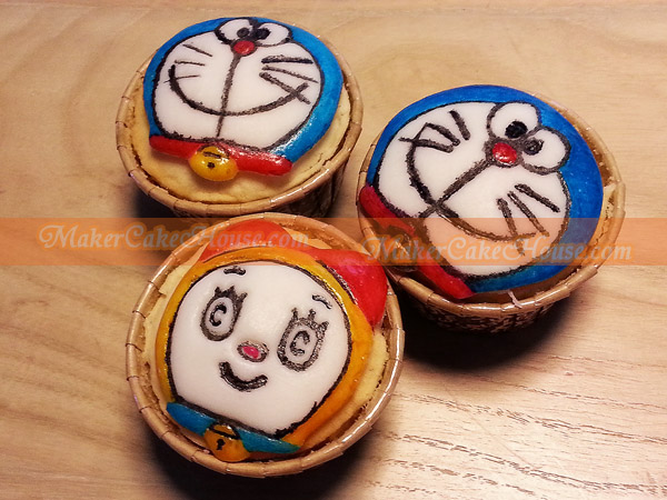 สูตรและวิธีทำฟองดองลายการ์ตูนน่ารักแต่งหน้าเค้ก