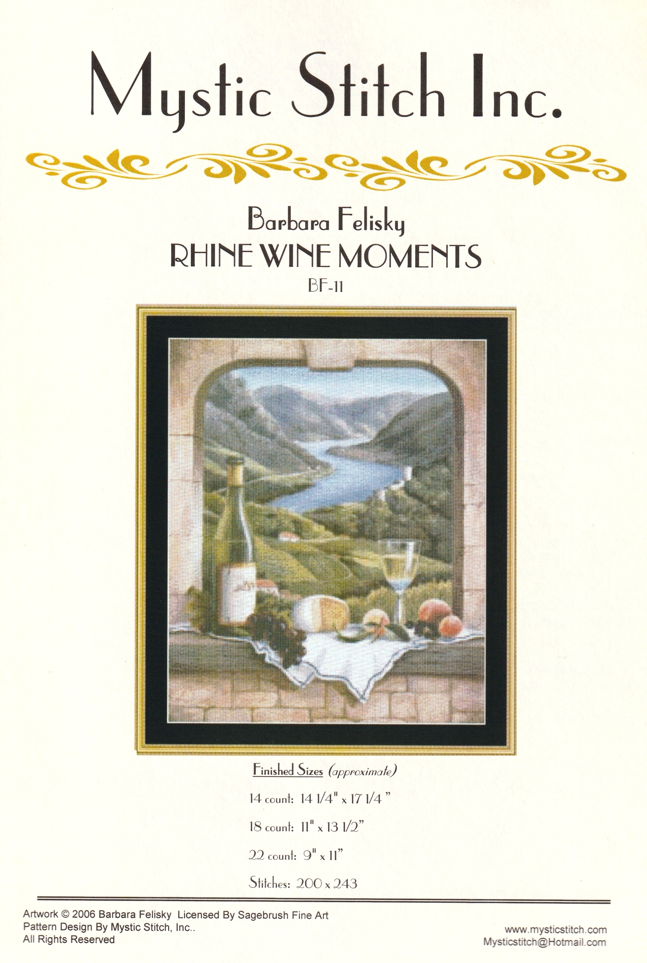 Mystic Stitch ผังลาย Rhine Wine Moment