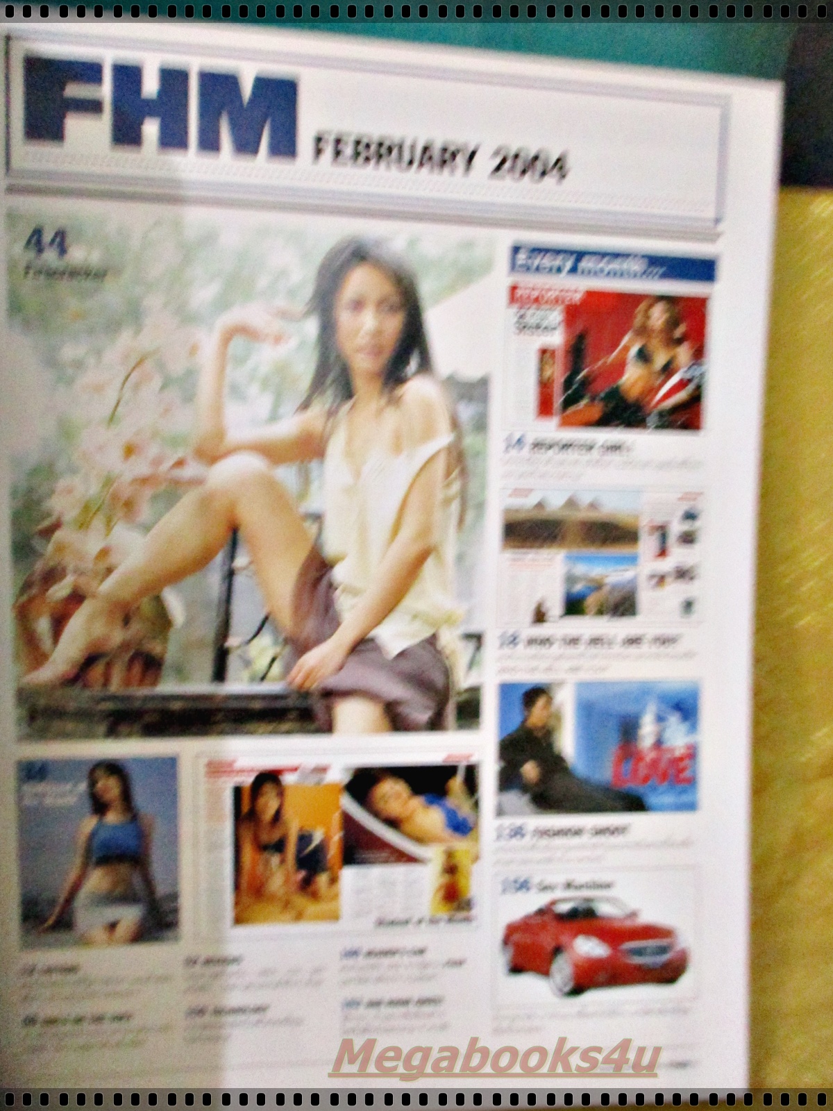 นิตยสารFHM ฉบับ010 FEB.2004 ปก HALIE BERRY บี น้ำทิพย์